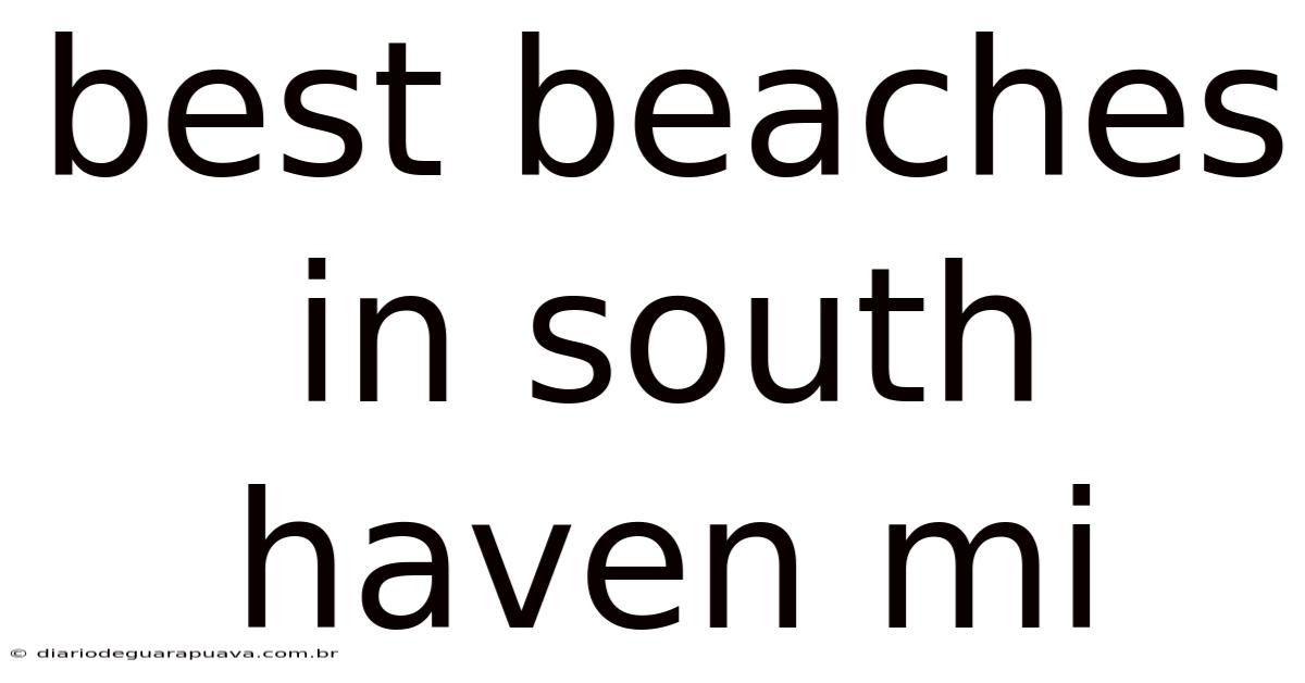 Best Beaches In South Haven Mi