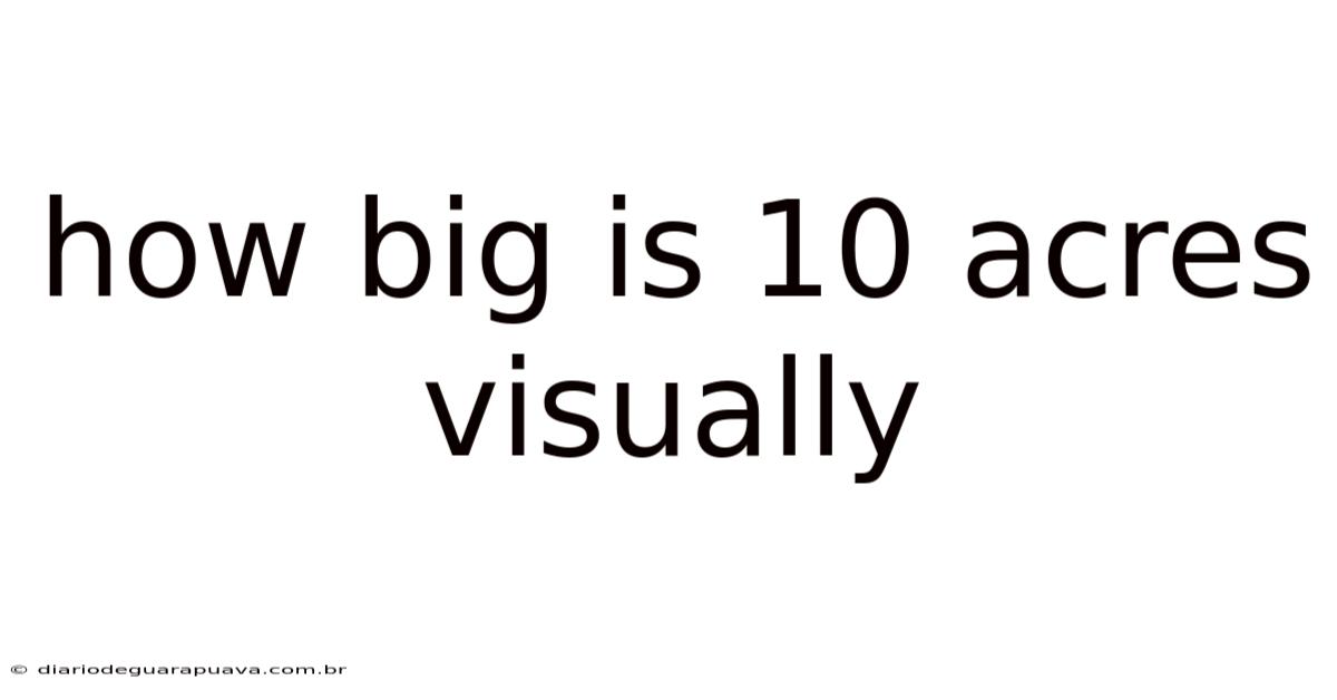 How Big Is 10 Acres Visually