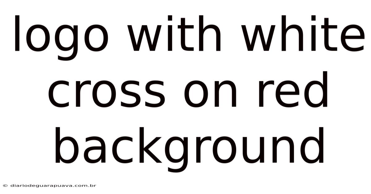 Logo With White Cross On Red Background